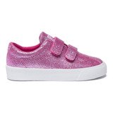 Zapatilla 2843- Club S Microglitterstrapj Pink Superga