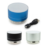 Parlante Bluetooth Cilíndrico Mini En Aluminio Audio 