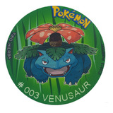 Mousepad De Tazo Pokemon De Modelo #003 Venusaur