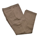 Pantalon Beige Trabajo . De Triple Costura Gabardina Pesada