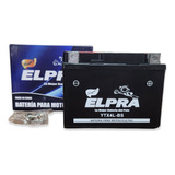 Bateria Para Moto Ytx4l-bs Elpra 12v Acido Massio Motors