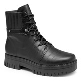 Bota Coturno Mississipi Tratorada Conforto Preta Ma091