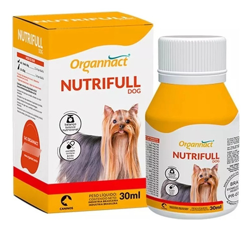 Suplemento Vitamínico Nutrifull Dog 30ml - Organnact