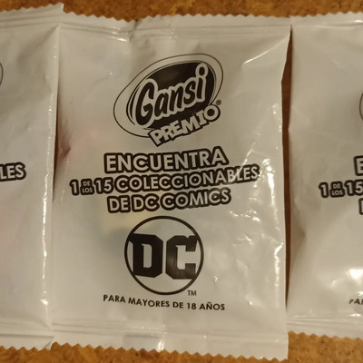 Figuras Dc Comics Gansi Premio Marinela Gogos Set De 3 .leer | Envío gratis
