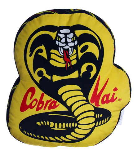 Almofada 3d Cobra Kai Aveludada Oficial Karatê Kid Netflix