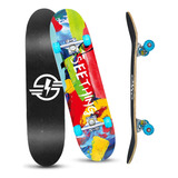 Flyflash Skateboard, 31x 8 Tablas De Skate Estándar Completa