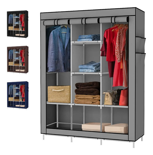 Closet Organizador Rack Ropero Repisas Armario Guardaropa | Meses sin interés