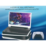 Monitor Portátil G-story 15.6 Ips 4k Para Playstation 5