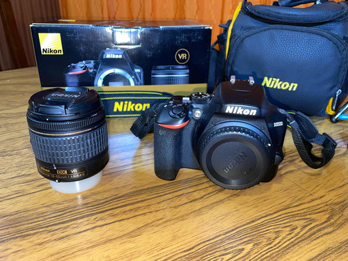 Nikon D3500 Kit 18-55 Vr + Bolso + Trípode 