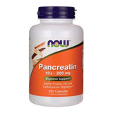 Pancreatin 10x 200 Mg - 250 Capsulas - Now Foods
