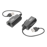 Extensor Transceptor Usb Por Cable Utp Rj45 Hasta 50 Metros