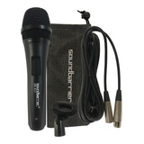 Set 3 Micrófonos Dinámicos Soundbarrier Pipeta Y Cable