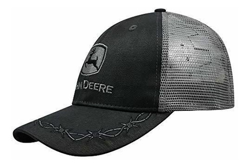 John Deere Gorro Bordado Con Espalda De Malla De Carbón Veg