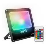 Reflector Led 30w Rgb Libercam Rgref-30g Exterior Alta Potencia 60 Led Ip66 + Control