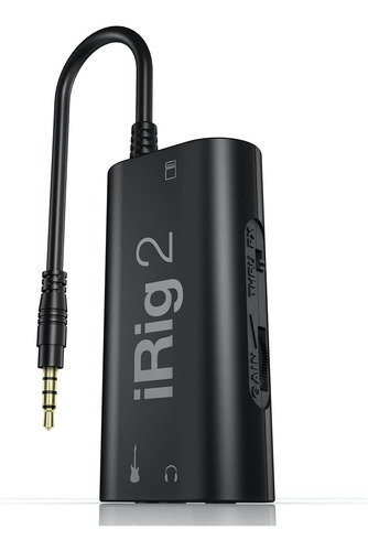 Interfaz De Audio De Guitarra Portátil Irig 2, Adaptad...