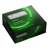 Oferta! 12 X3 Preservativos Tulipan Neon Brilla Oscuridad