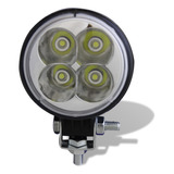 Faro Auxiliar Antiniebla 4 Led Redondo 3in Fijo/strobo Ds