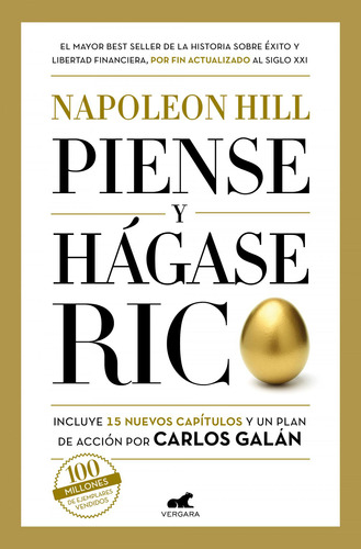 Libro: Piense Y Hágase Rico. Hill, Napoleon/galan, Carlos. V
