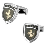 Mancuernillas Gemelos Caballo Dorado Ferrari Gold Filled