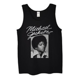 Polera Musculosa Michael Jackson Face Old Ph Pop Abominatron