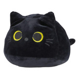 Almohada De Peluche De Gato Negro, Almohada De Sofá Con Dise