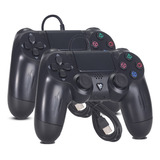 Kit 2 Controle De Ps4 Dualshock 4 Para Pc Gamer Joystick Usb