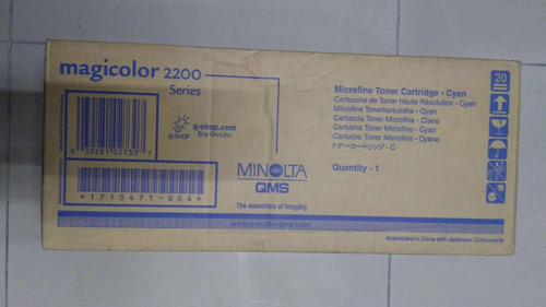 Toner Original Konica Magicolor 2200 Cyan 6,000 Impresiones