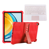 Estuche Goma + Mouse Teclado Para Huawei Matepad Se 10.4