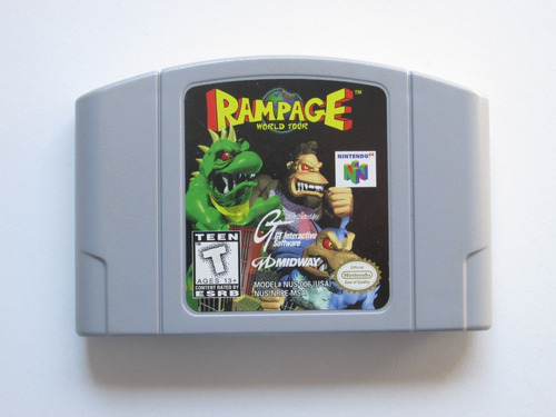 Rampage World Tour Original Nintendo 64 Ntsc Nus-usa