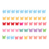 Pinzas Para El Pelo Con Forma De Mariposa, Tamaño Mini, 50 U