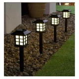 Pack 8 Estacas De Luz Led Solar Para Exterior