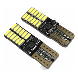 2x Focos Pellizcó T10 24 Mini Smd Canbus 12v W3w W5w 168 194