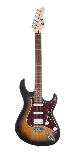 Guitarra Cort Stratocaster G110 Ops Open Pore Sunburst