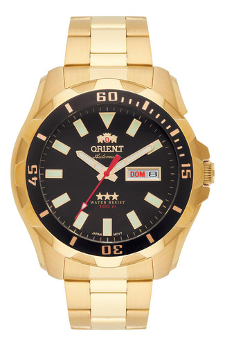 Relógio Orient Automático Dourado 469gp078f P1kx