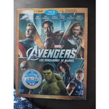 Avengers Los Vengadores De Marvel Película Blu-ray + Dvd 