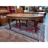 Manyantiques - Importante Mesa Chippendale Maciza Roble