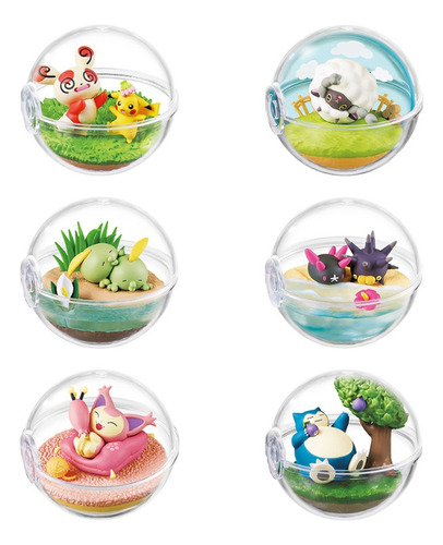 Pokemon Rement Terrarium Happy Every Day Good Set Completo