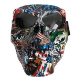 Máscara Careta Tactica Y De Protección Motocross