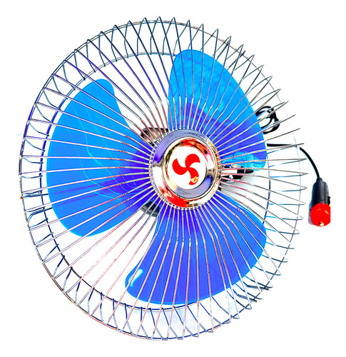 Mini Ventilador Para Caminhoneiros Veículos 12 V  22cm Clipe