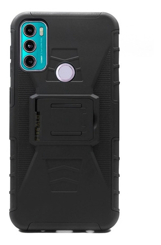 Funda Case Compatible Moto Uso Rudo Con Clip Protector