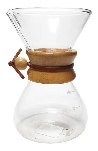 Cafetera Chemex 400 Ml Vidrio Borosilicato Color Blanco