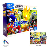 Rompecabezas Sonic The Hedgehog 800 Piezas