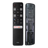 Controle Remoto Tv Tcl Smart Com Voz Rc802v Frn1 Original