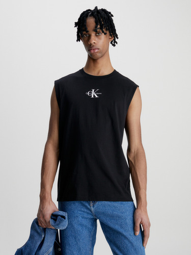 Polera Sleeveless M. Negro Calvin Klein