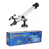 Telescopio Astronomico Profesional F70060 Educativo Ultra Hd Color Gris