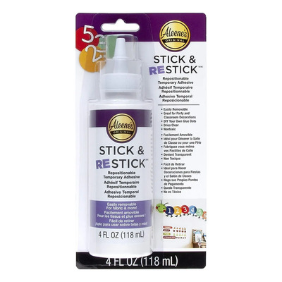 Pegamento Adhesivo Aleenes Temporal, Facil De Retirar 118ml Color Blanco | MercadoLibre