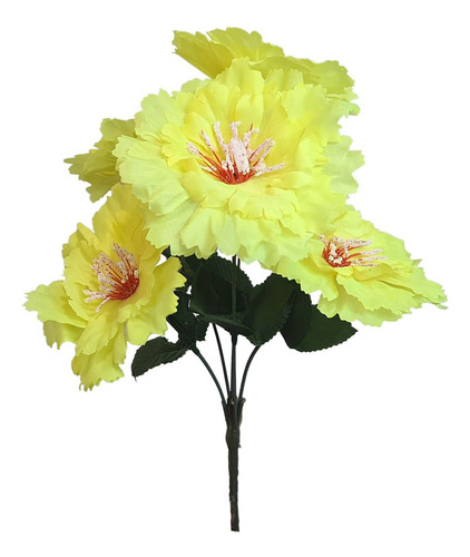 Buquê De Papoula Para Arranjo De Flores Artificial Colorida