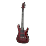 Guitarra Eléctrica Schecter Hellraiser C-1 De Arce/caoba Black Cherry Con Diapasón De Palo De Rosa