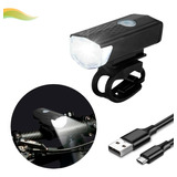 Farol Frontal Led Bike Ciclismo Noturno Usb Recarregável