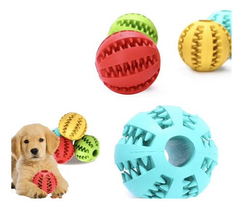 Juguete Pelota Para Rellenar Con Textura Antiestrés Mascota